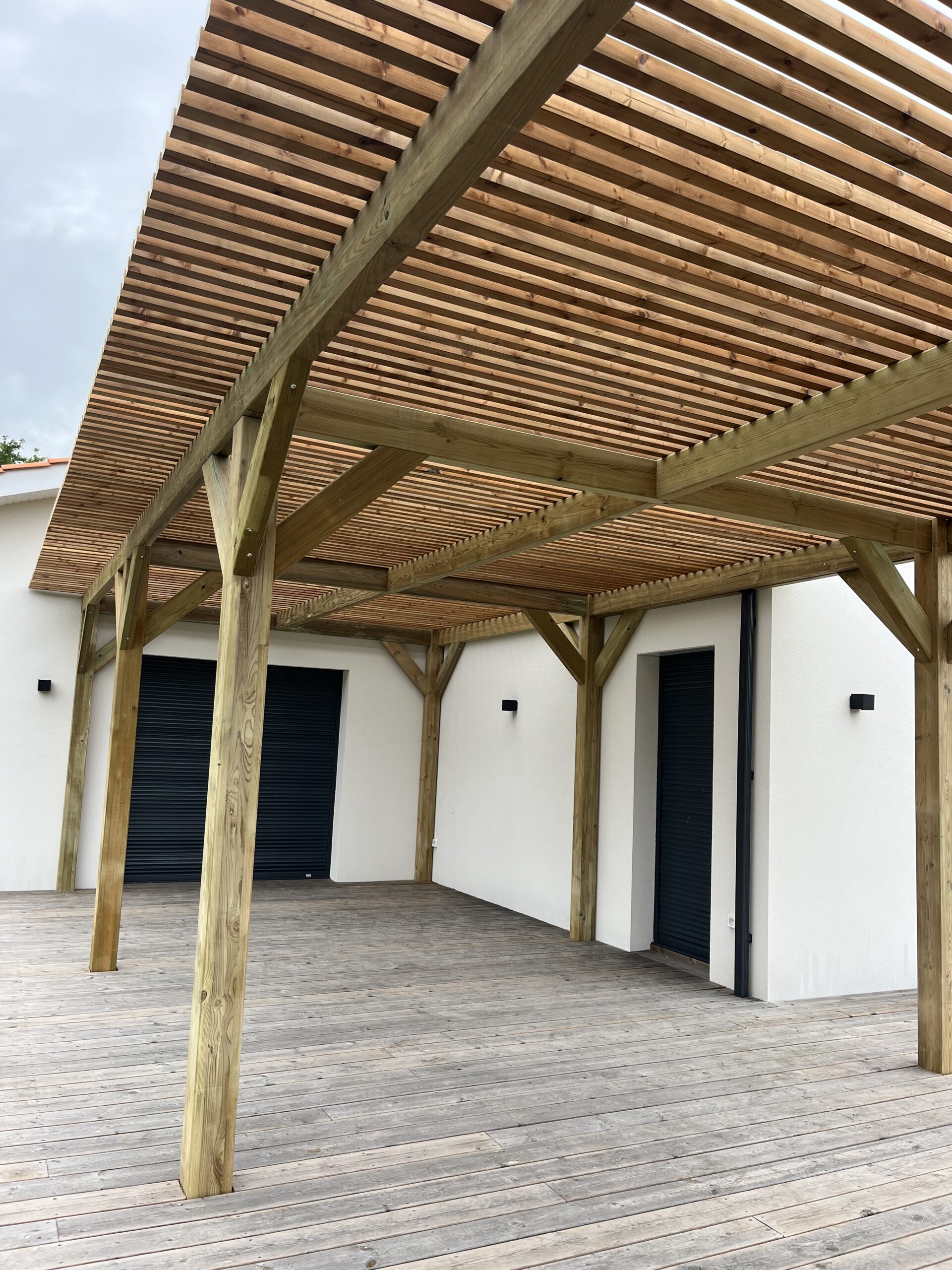 charpente traditionnelle Gujan