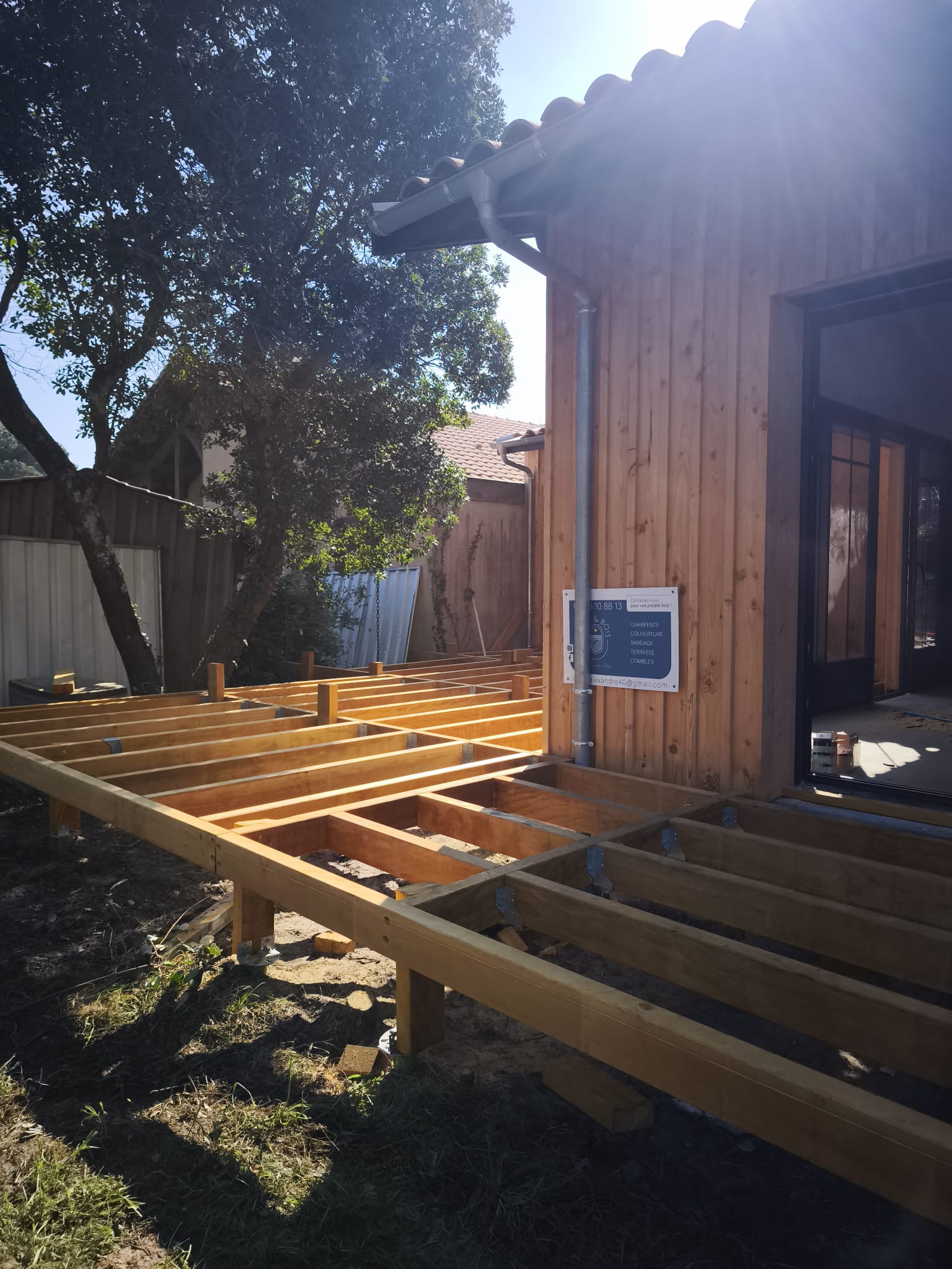 terrasse bois Biscarrosse