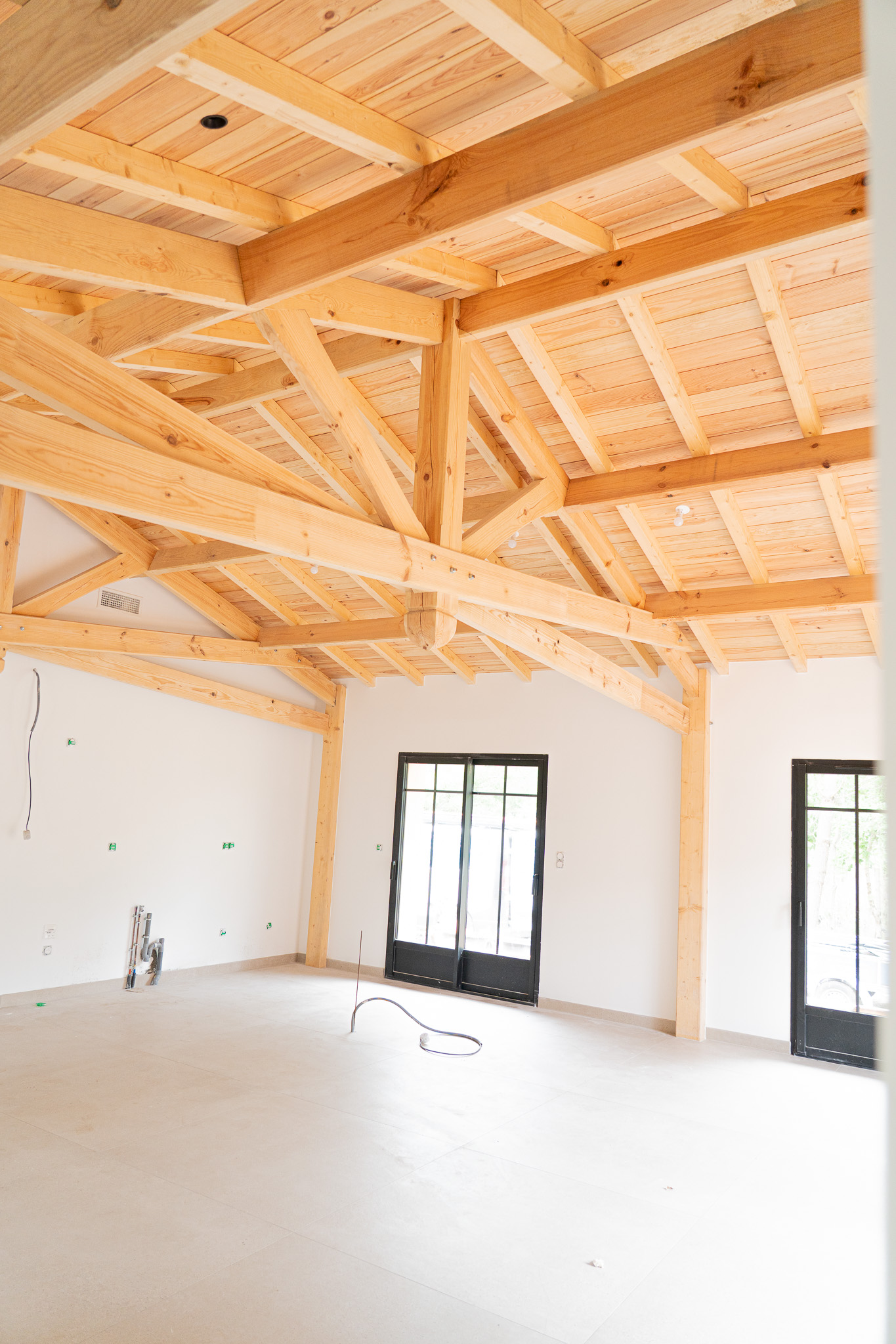 charpente traditionnelle Mios